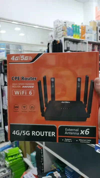 Wi-Fi роутер с 4G CPE-модулем и поддержкой SIM-карт, чёрный