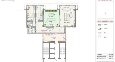 3-комн. квартира, 16 этаж, 206 м², Шохмансур