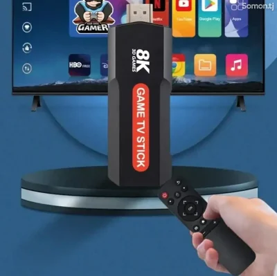 Игровая приставка для телевизора UKC Game TV Stick X2 Plus 64Gb консоль з двома — миниатюра 8