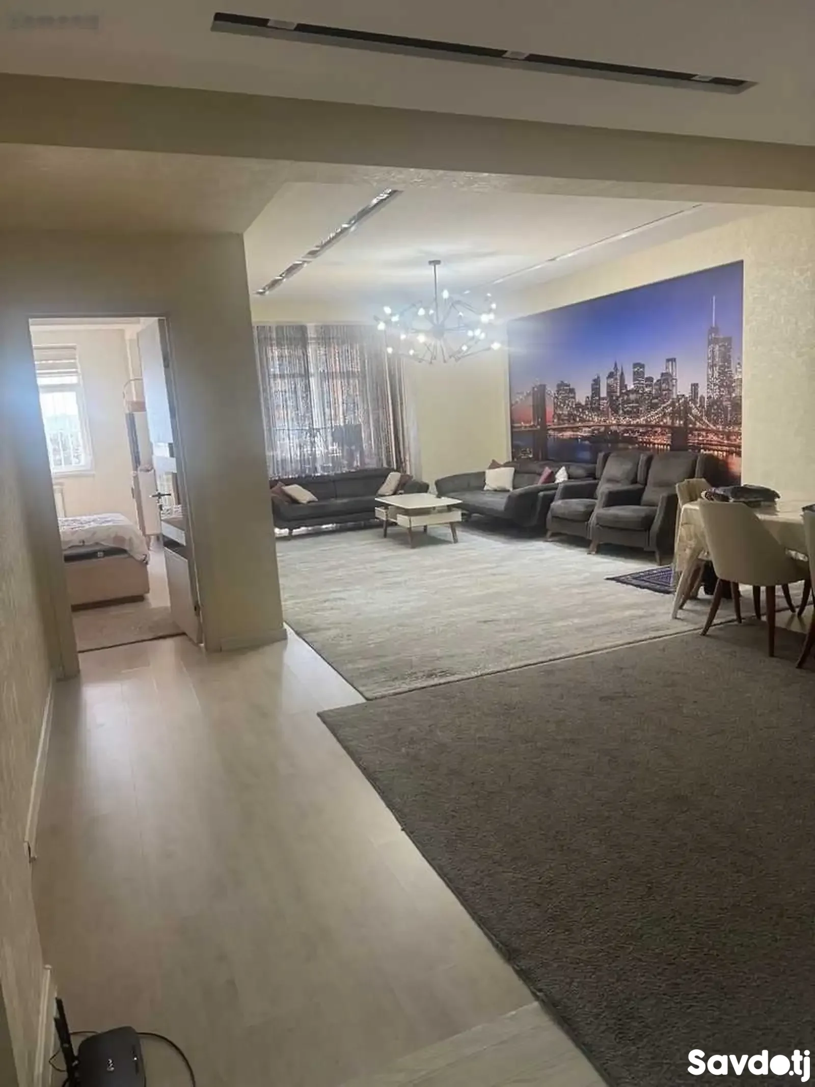 2-комн. квартира, 5 этаж, 122м², Шохмансур, Садбарг, доми Мега сити