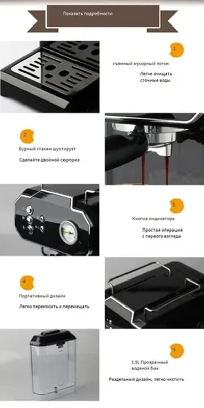Профессиональная кофеварка uFPBhH, белый — миниатюра 8