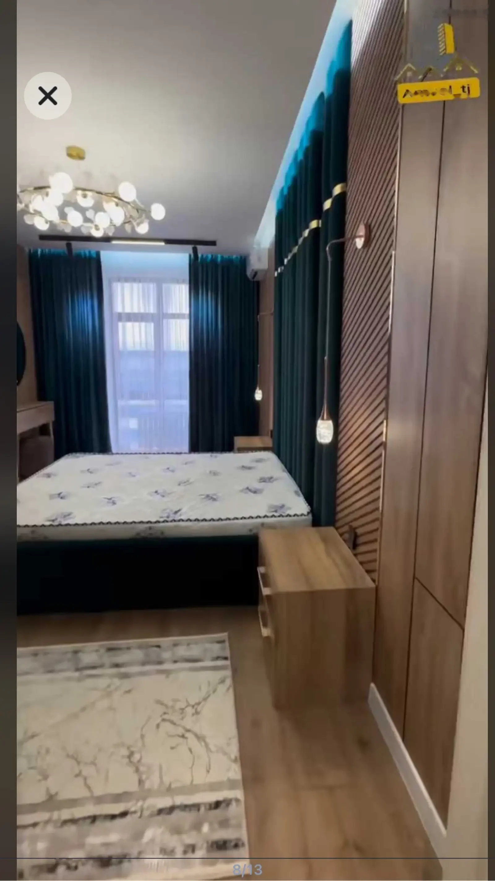 2-комн. квартира, 7 этаж, 70м², Голубой экран