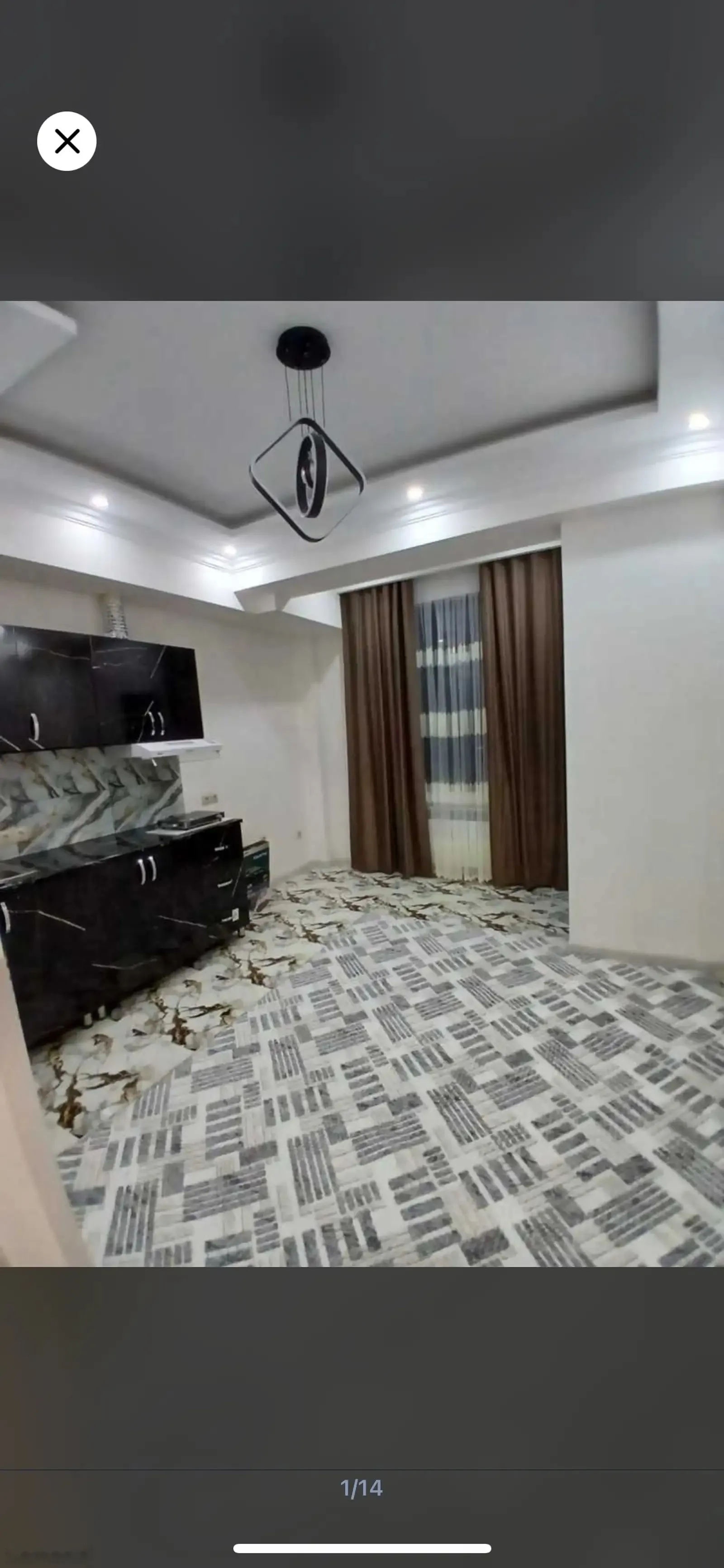 2-комн. квартира, 6 этаж, 68м², сино