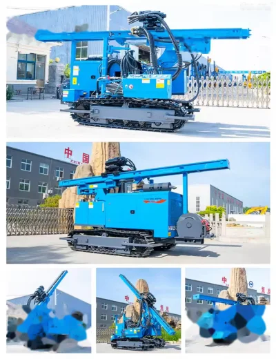 Машинаи ҳамрории сояфарории офтобӣ Solar Pile Driver