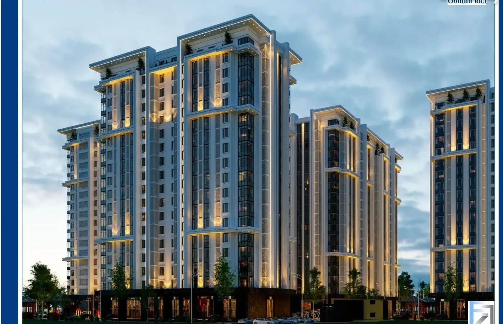3-комн. квартира, 13 этаж, 141 м², Садбарг