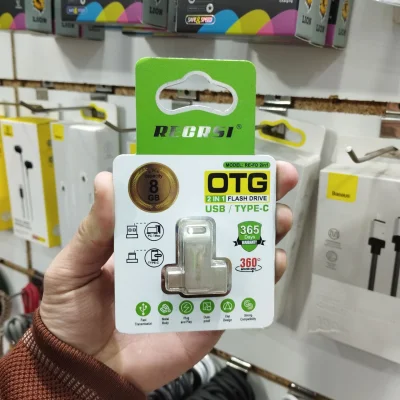 USB + TYPE-C ФЛЕШ накопитель 2 в 1 8GB