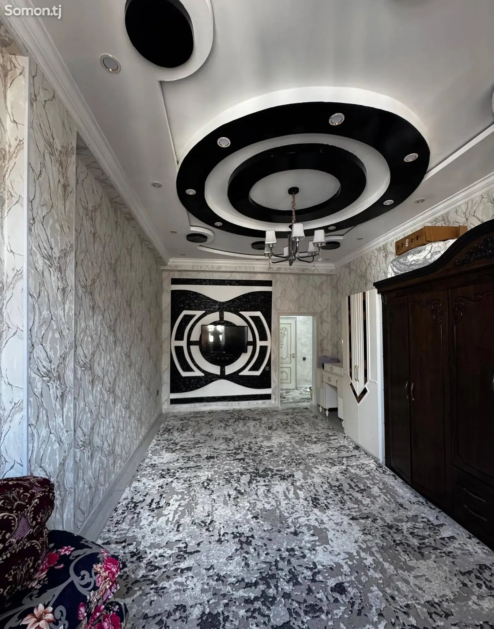 2-комн. квартира, 13 этаж, 57 м², и.Сомони Мехргон