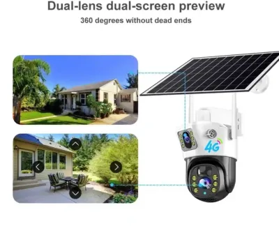 Камера солнечная 4G sim dual cam