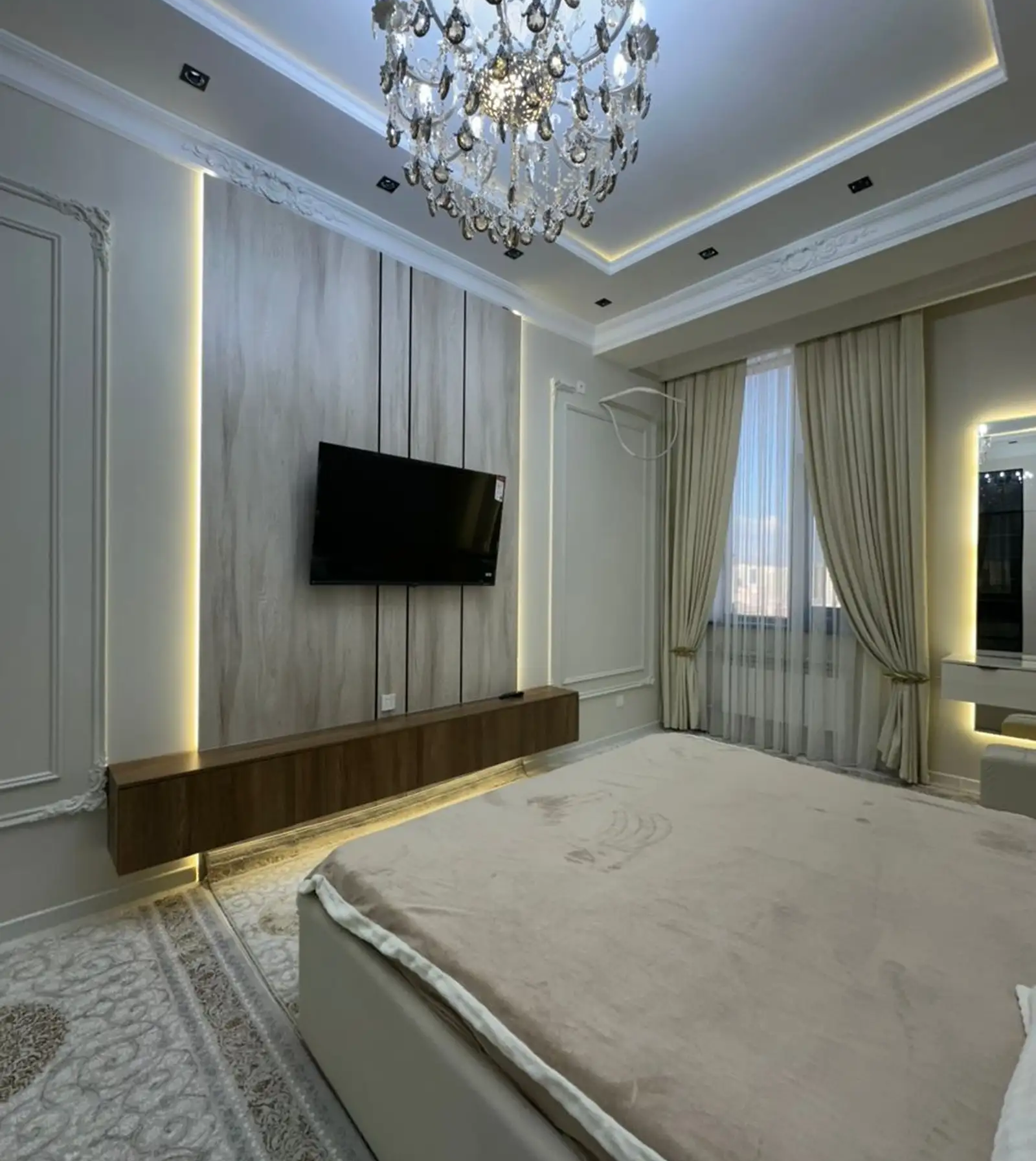 2-комн. квартира, 15 этаж, 75м², Шохмансур Садбарг бари гостиница Точикистон