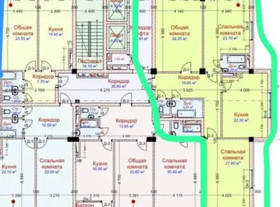 3-комн. квартира, 18 этаж, 134 м², Шохмансур