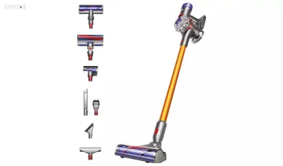 Беспроводной пылесос Dyson V8 Absolute Yellow/Nickel, UK Version