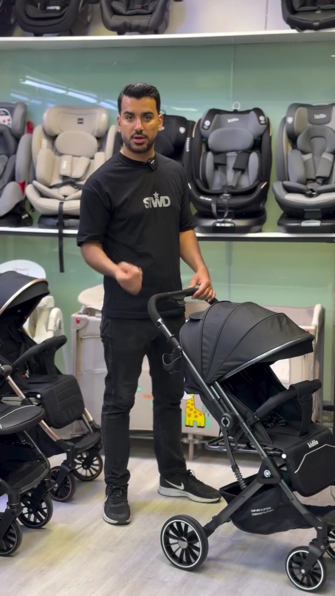 Прогулочная коляска Kidilo 535 ?Акция: 750 сомон ?Доставка по городу бесплатно